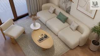 Luxury 3D Walkthrough for Modern Interior & Exterior Architectural Visualization Design
