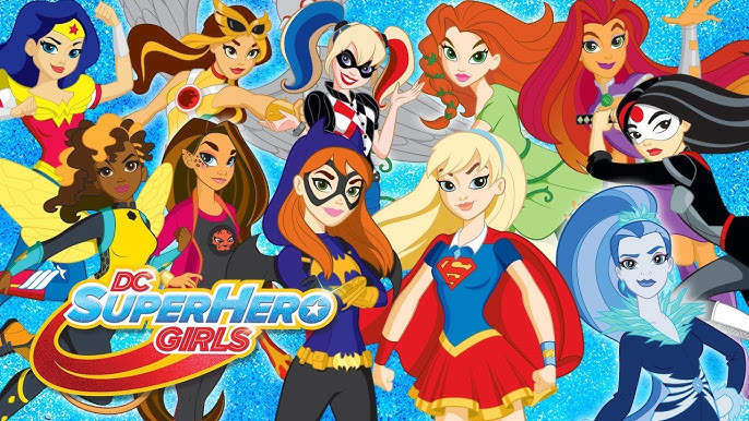 5D2001802-C - Quaderni - the cartoon world - 5 Quadernoni Quaderni maxi A/4  SEVEN - SUPER HERO GIRLS - Rigatura C