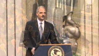 Attorney General Holder Speaks On Attorney General Kennedy