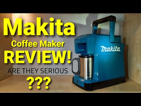 MAKITA COFFEE MAKER REVIEW! 