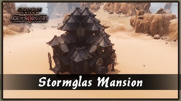 HOW TO BUILD A STORMGLAS MANSION [SPEED BUILD] - CONAN EXILES