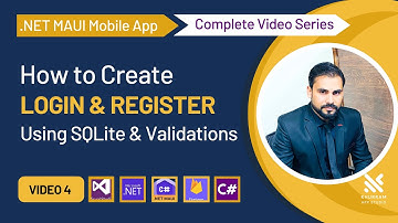 Registration & Login with Validations using SQLite  | .NET MAUI Tutorial Series for Beginners