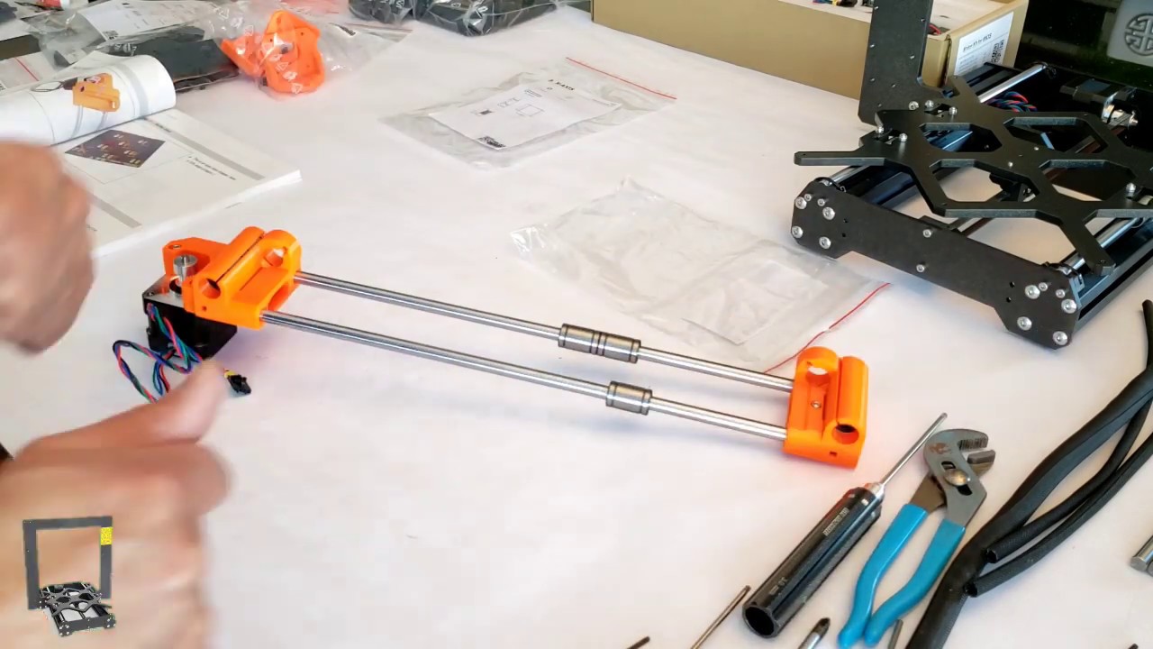 Prusa i3 MK3S 3D Part 3 X-axis assembly - YouTube