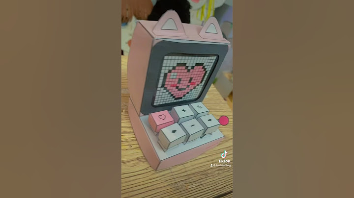 Cute DIY Paper Computer ☺️🌸 by ​⁠ #art #papercraft #diy