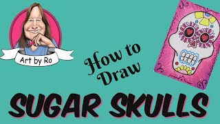 Sugar Skull Art for Artist Trading Cards