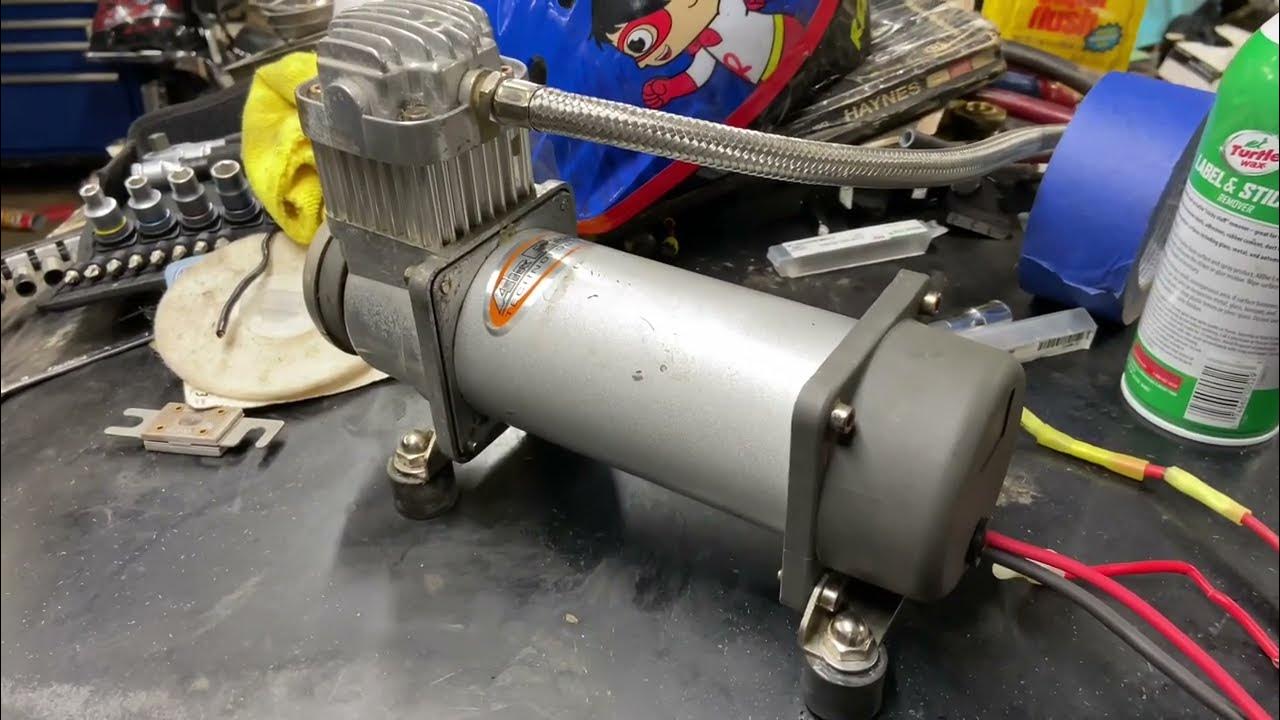 Viair compressor wire replacement - YouTube
