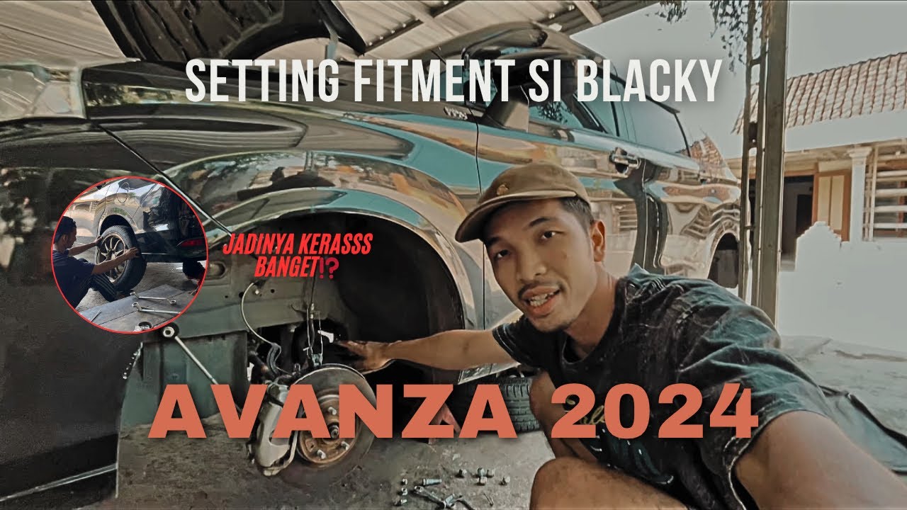 MODIF VELG AVANZA 1.3 MT 2024 RACING LOOK⁉️ Part 2 | SETTING FITMENT ...