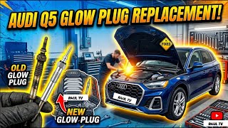 2018 AUDI Q5 NUMBER 3 GLOW PLUG REPLACEMENT