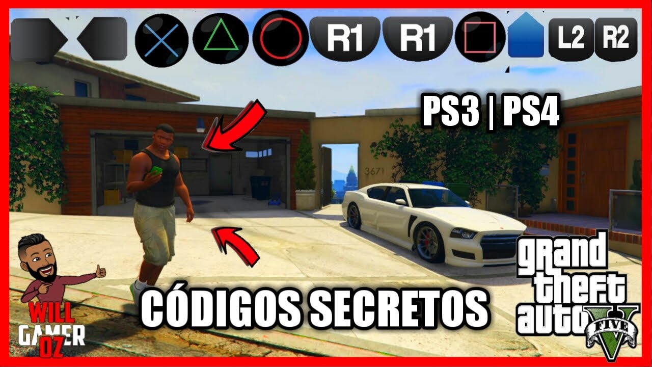Todos CÓDIGOS SECRETO do GTA Modo História (PS3, PS4, Xbox 360