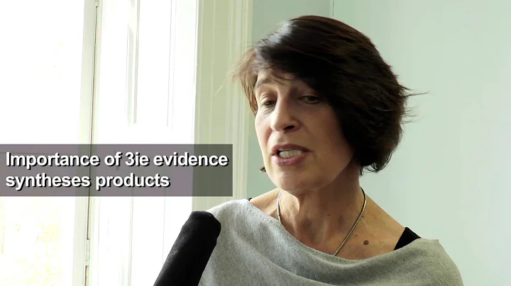 The importance of 3ie evidence syntheses | Ruth Le...