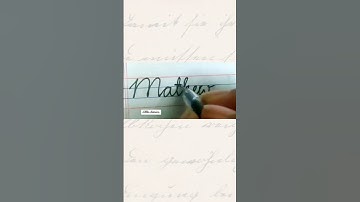 Mathew cursive writing shorts #mathew #cursive #shortvideo #shorts