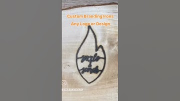 Make a Lasting Impression - Custom Branding Irons. Any Logo or Design. #crafters  #woodworking