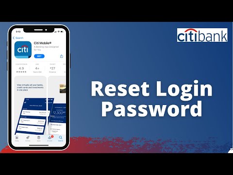 CitiBank Online Banking Reset Login Password | 2021