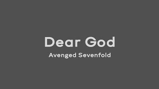 Dear God - Avenged Sevenfold (Lirik dan Terjemahan)