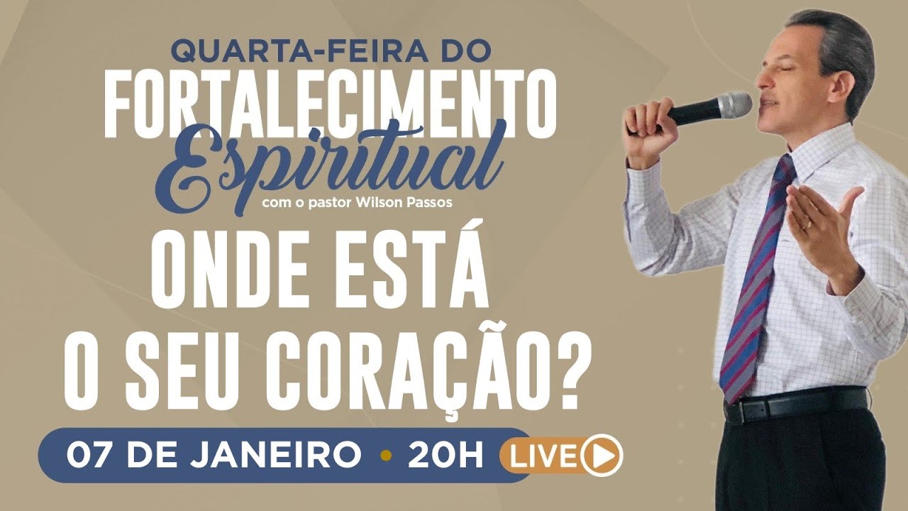 Culto Online 🔥 FORTALECIMENTO ESPIRITUAL [07JAN 20H]