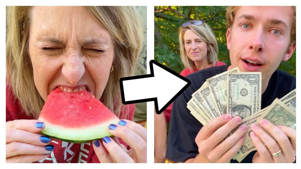 Внутри арбуза спрятано сокровище!