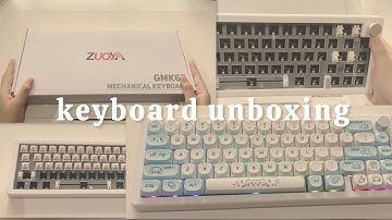 unboxing + building my first keyboard! 📦🩵⭐️| gmk67