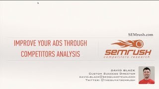 SEMrush Webinar About Improving Your Ads Copy
