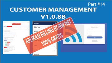 Customer Management Mikrotik V1.0.8b - Aplikasi Billing RT RW NET