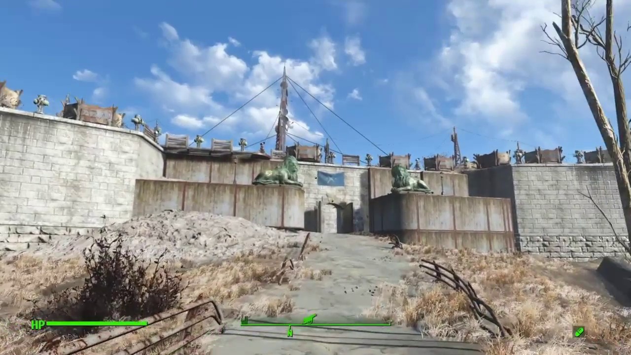 Ps4 Fallout 4 The Castle No Mods キャッスルを少し増改築 Youtube