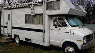 SOLD$500For Sale 1974 Dodge RVCamperMidas  28 Foot