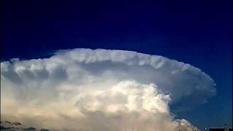 Storm cloud builds up, Cumulonimbus, Cb time lapse