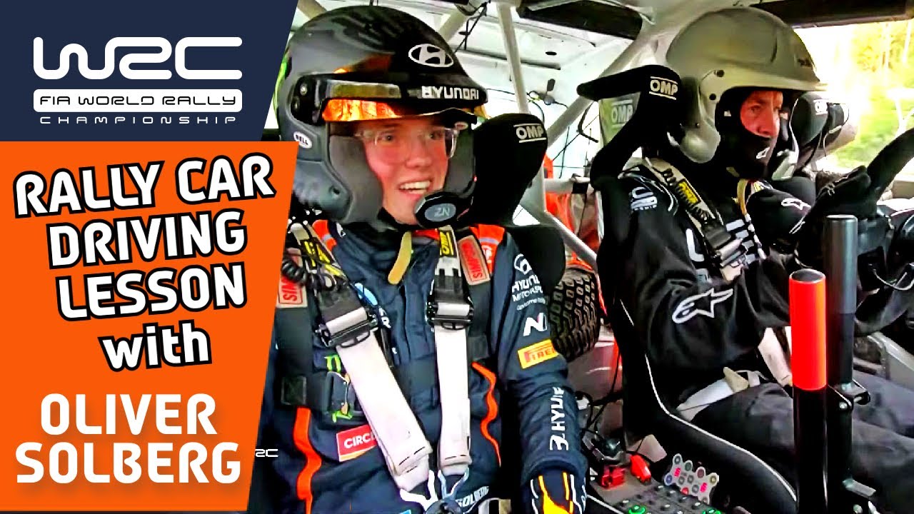 How to Drive a Rally Car with Oliver Solberg in his Hyundai i20 N ...