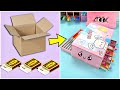 DIY CUTE ORGANIZER FROM CARDBOARD - DESK ORGANIZER