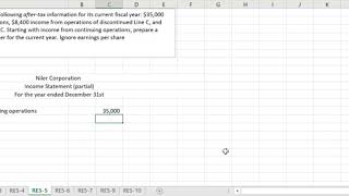 RE5 5 Reporting Results from Discontinued Operations on the Income Statement