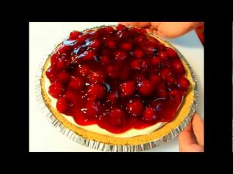 CHERRY CHEESECAKE - No Bake Cherry CHEESECAKE recipe