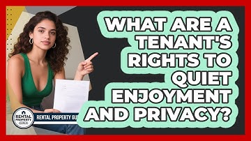 What Are A Tenant