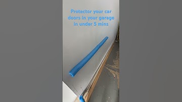 Stop Car Door Dings Forever With This Simple Garage Solution