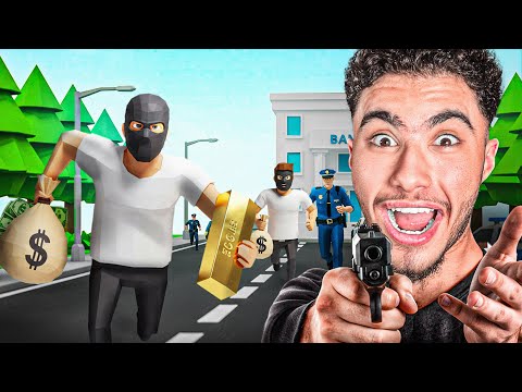 محاولة سرقة البنك مع الشباب