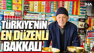 56 Yıllık Bakkal Cengiz Çelik İş Yerindeki Düzeni İle Dikkat Çekiyor