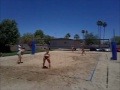 EVP Volleyball qualifier tourney finals - 5/28/11 - Locy / Shorey vs Richardson / LaSalvia