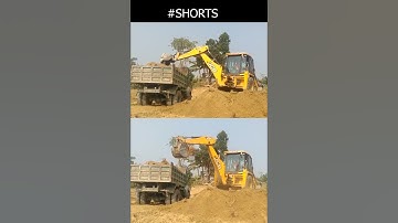 JCB Backhoe machine Loading Dumptruck #shorts #short #subscribe #jcb3dx  #jcbvideo  #construction