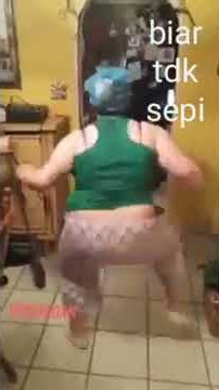 Cewek gendut joget