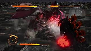 Burning Godzilla vs Destroyah vs Gigan