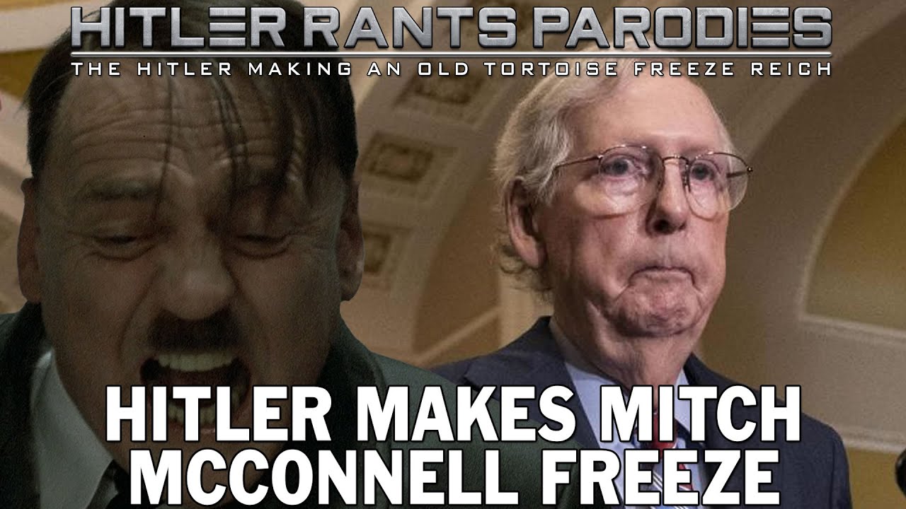 Hitler makes Mitch McConnell freeze during press conference