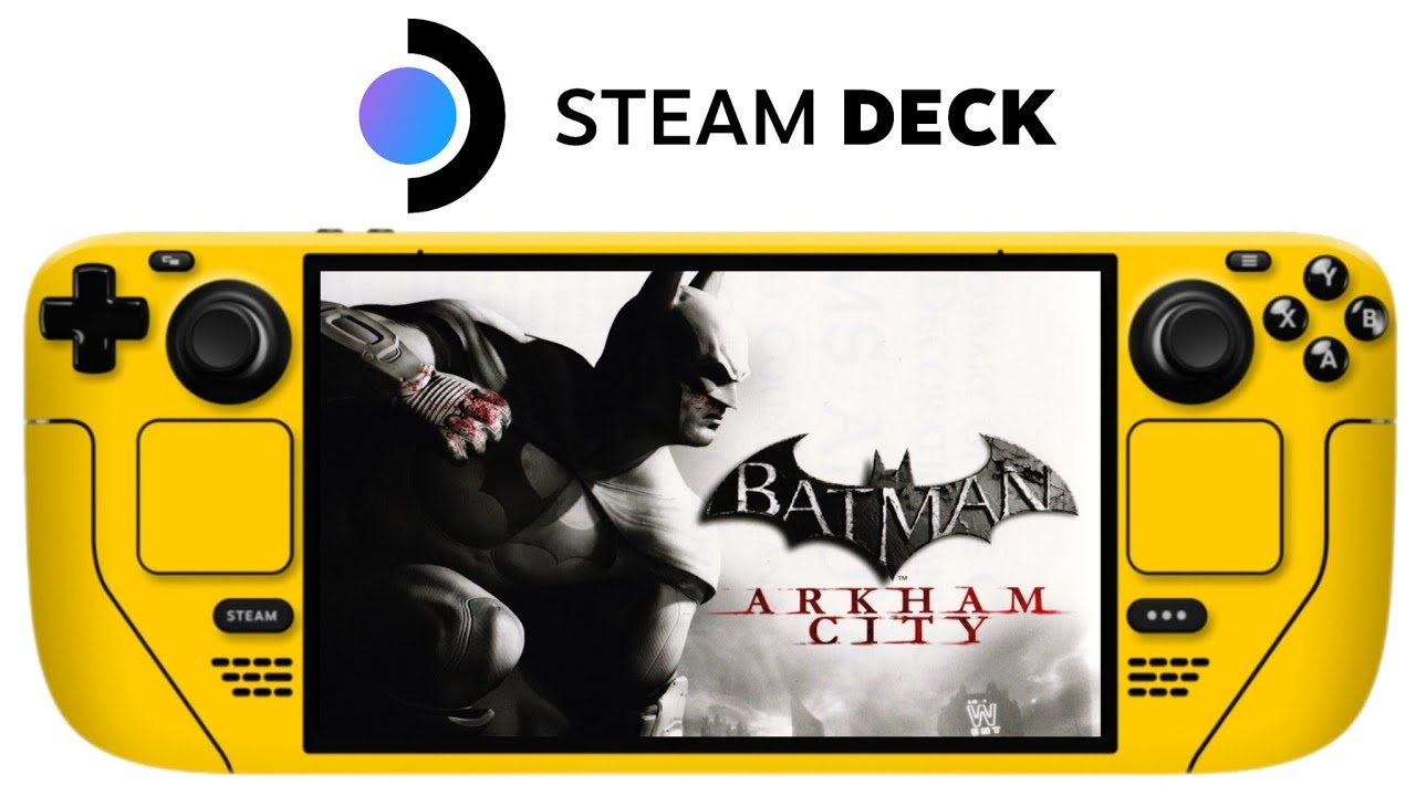 Batman Arkham collection run on steam deck beautifully with latest