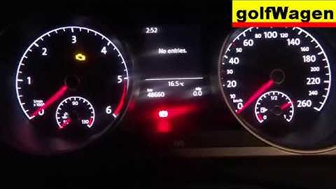 VW Golf 7 instrument cluster output test VCDS-VAG