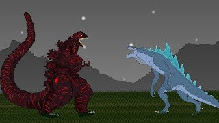 Shin Godzilla vs Zilla Jr, Godzilla Earth, Mega Kaiju | Godzilla Cartoons