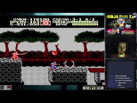 Обложка из Ninja Ryukenden 2 | Ninja Gaiden 2 прохождение 100% | Игра на (Dendy, Nes, Famicom) Cтрим [RUS]