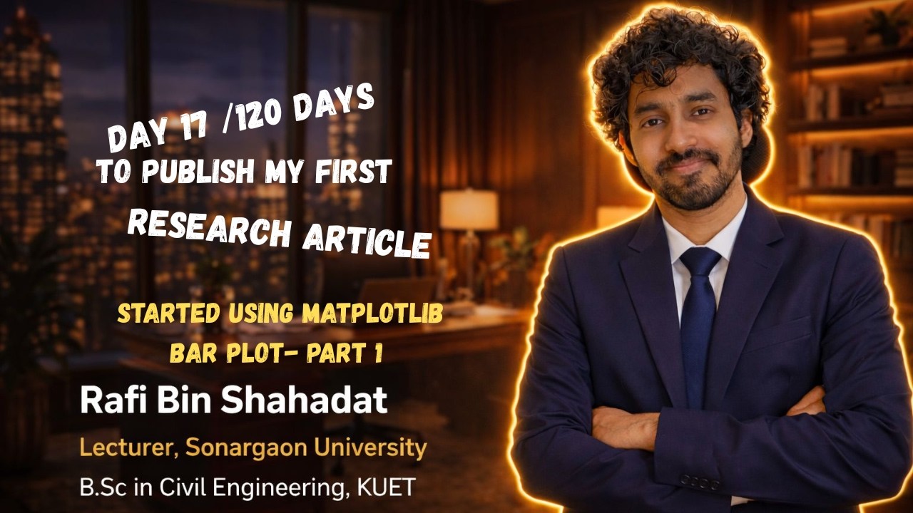 Matplotlib Bar Plot Tutorial | Python দিয়ে Research Visualization ...