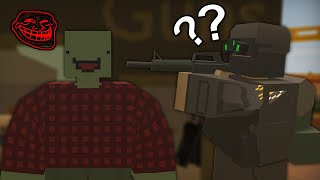 Disguising as a Zombie in Unturned