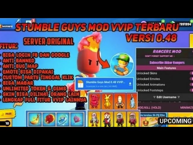 Stream Enjoy Stumble Guys with Irgi Terbaik APK Mod Menu: Free Skins, Gems,  and More by RionulMstinfu