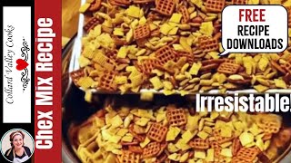 Chex Mix - Easy Chex Mix Recipe - Southern Appetizer Recipes