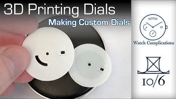 Making Custom Dials Part 2: 3d printing dials