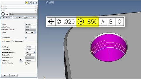 Zeiss CMM scanning on threaded holes