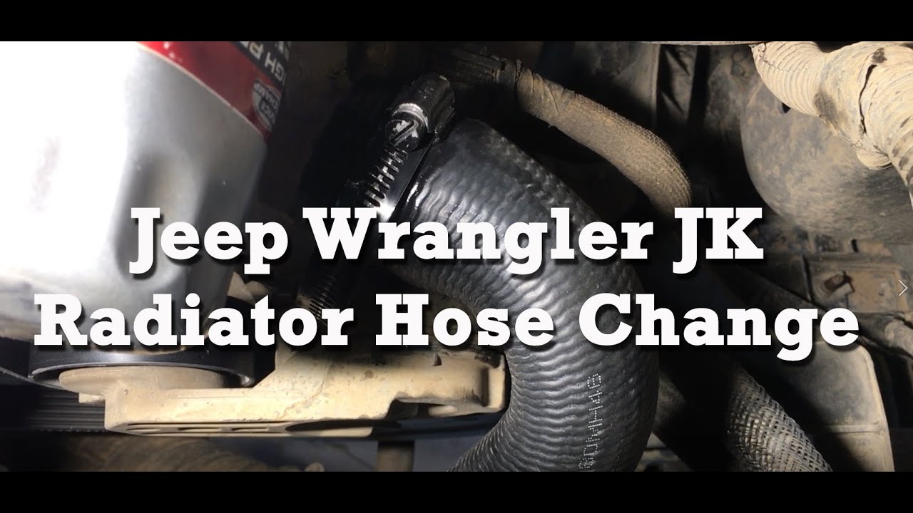 Jeep Wrangler JK radiator Hose Change - Years 07-11 - YouTube